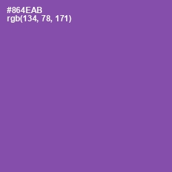 #864EAB - Trendy Pink Color Image