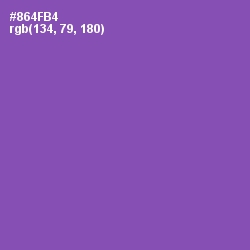 #864FB4 - Trendy Pink Color Image