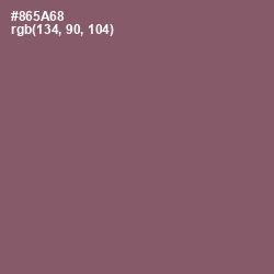 #865A68 - Cannon Pink Color Image