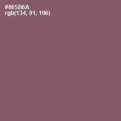 #865B6A - Cannon Pink Color Image