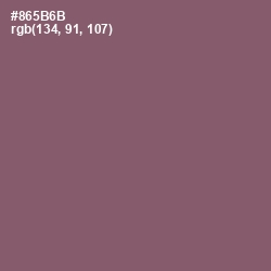 #865B6B - Cannon Pink Color Image