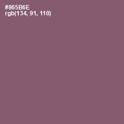 #865B6E - Cannon Pink Color Image