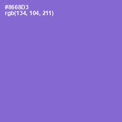 #8668D3 - True V Color Image