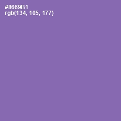 #8669B1 - Wisteria Color Image