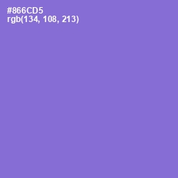#866CD5 - True V Color Image