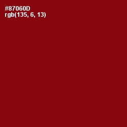 #87060D - Maroon Color Image