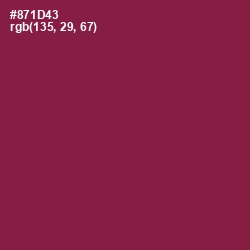 #871D43 - Disco Color Image