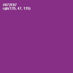 #872F87 - Vivid Violet Color Image