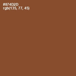 #874D2D - Mule Fawn Color Image