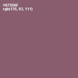 #875D6F - Cannon Pink Color Image