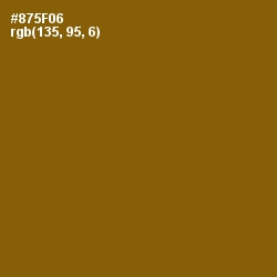 #875F06 - Rusty Nail Color Image