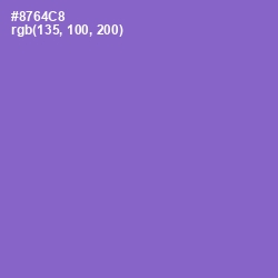 #8764C8 - Amethyst Color Image
