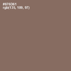 #876D61 - Sand Dune Color Image