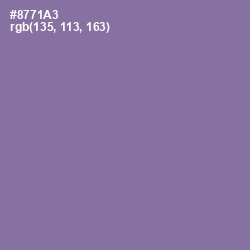 #8771A3 - Wisteria Color Image