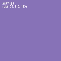 #8771B7 - Wisteria Color Image