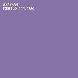 #8772A6 - Wisteria Color Image
