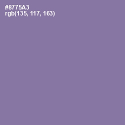 #8775A3 - Purple Mountain's Majesty Color Image