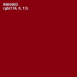 #88000D - Red Berry Color Image