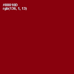 #88010D - Red Berry Color Image