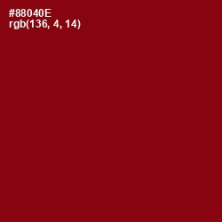 #88040E - Red Berry Color Image