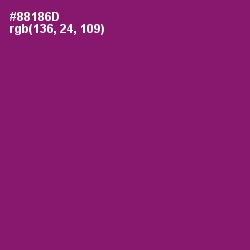 #88186D - Fresh Eggplant Color Image