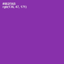 #882FAB - Vivid Violet Color Image