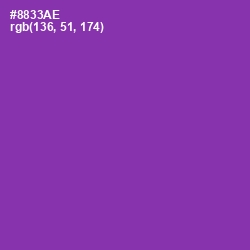 #8833AE - Vivid Violet Color Image