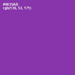 #8835AB - Vivid Violet Color Image