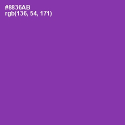 #8836AB - Vivid Violet Color Image