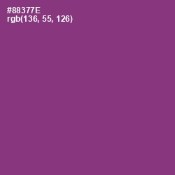#88377E - Plum Color Image