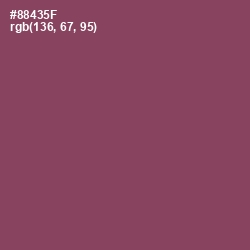 #88435F - Copper Rust Color Image
