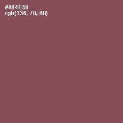#884E58 - Copper Rust Color Image