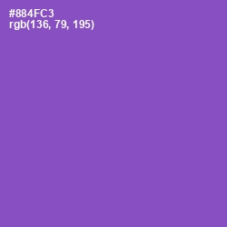 #884FC3 - Amethyst Color Image