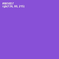 #8850D7 - Amethyst Color Image