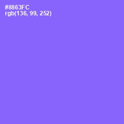 #8863FC - Medium Purple Color Image