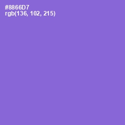 #8866D7 - True V Color Image