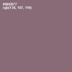 #886B77 - Opium Color Image