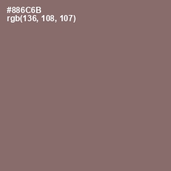 #886C6B - Sand Dune Color Image