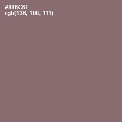 #886C6F - Sand Dune Color Image