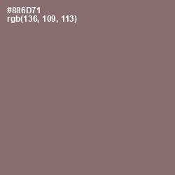 #886D71 - Opium Color Image