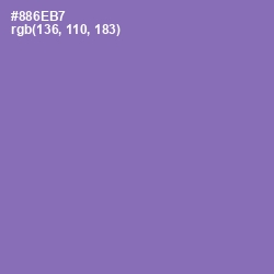 #886EB7 - Wisteria Color Image