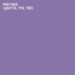 #8874A8 - Wisteria Color Image