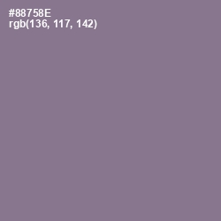 #88758E - Mountbatten Pink Color Image
