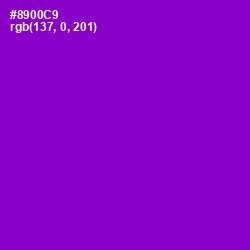 #8900C9 - Electric Violet Color Image