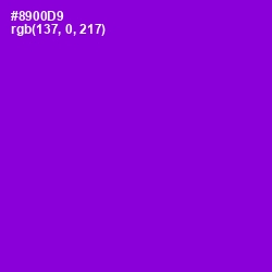 #8900D9 - Electric Violet Color Image