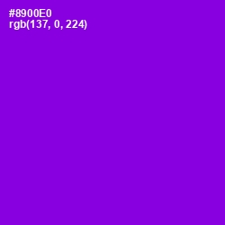 #8900E0 - Electric Violet Color Image