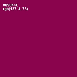 #89044C - Rose Bud Cherry Color Image