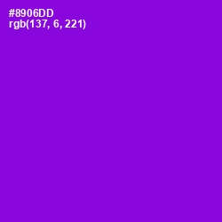 #8906DD - Electric Violet Color Image