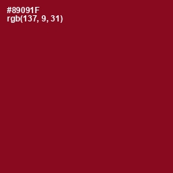 #89091F - Pohutukawa Color Image