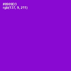 #8909D3 - Electric Violet Color Image